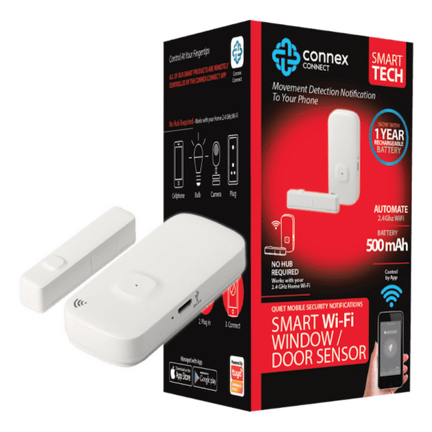 Smart WiFi Door Window Sensor Recharge - Guards On Duty Shop & Security Guards