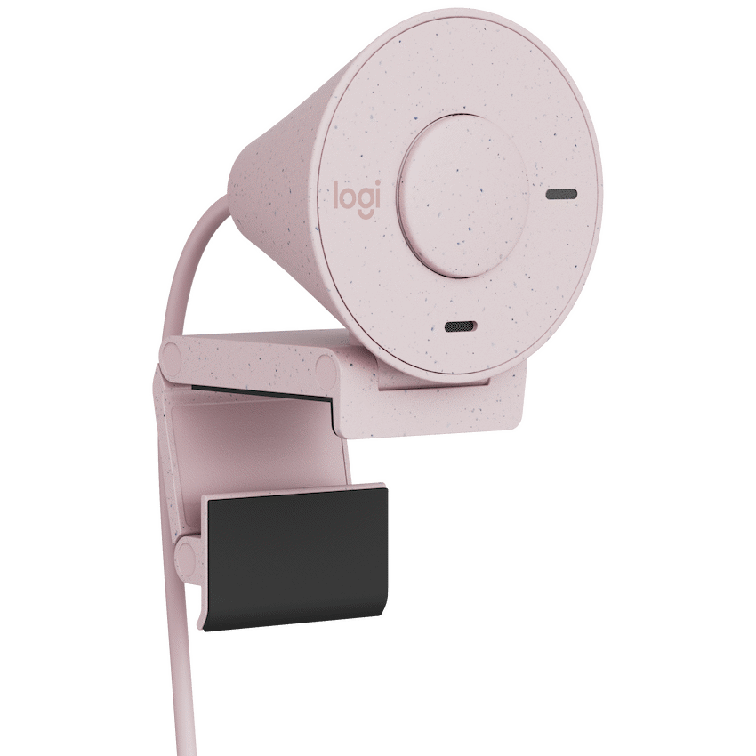 Logitech(R) Brio 300 Full HD Webcam - Rose - Guards On Duty Shop & Security Guards