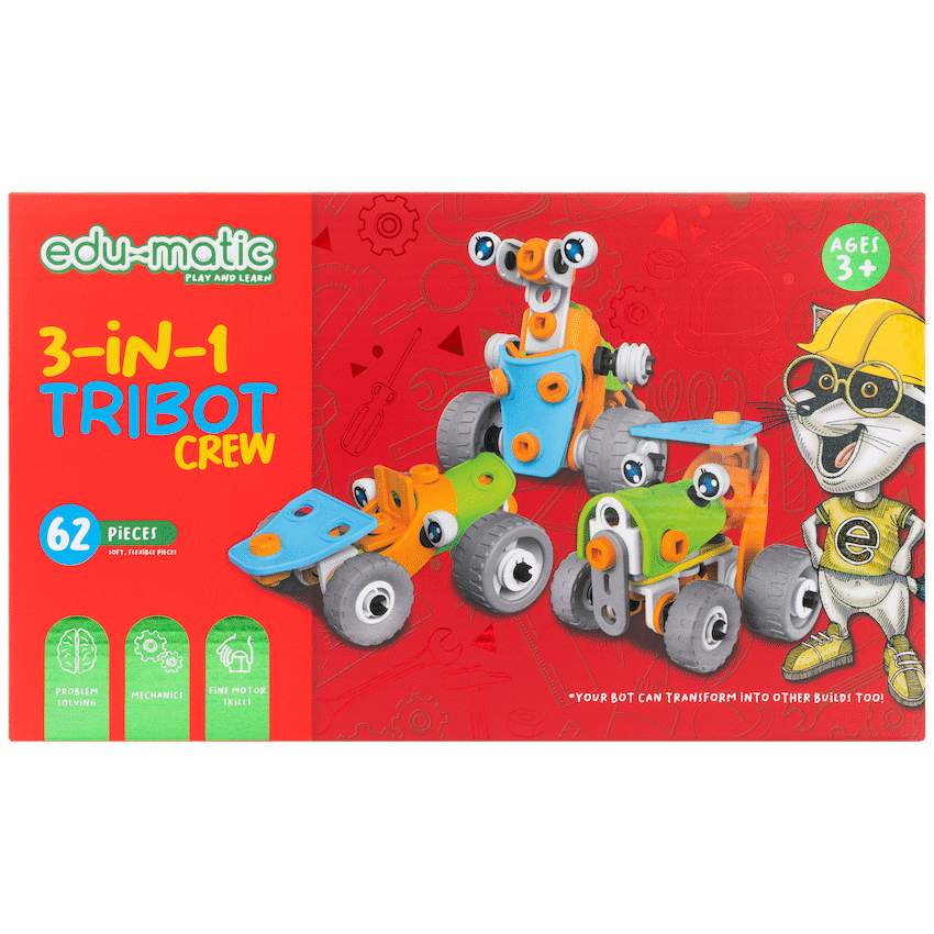 Edu-matic 3-in-1 TriBot Crew - Guards On Duty Shop & Security Guards