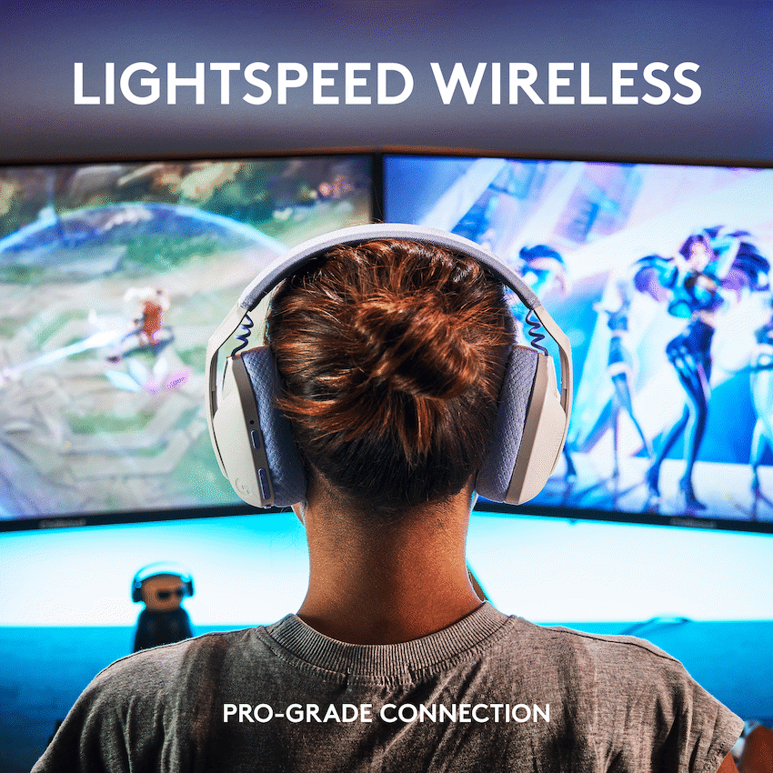 Logitech(R) G435 LIGHTSPEED Wireless Gaming Headset - White - Guards On Duty Shop & Security Guards