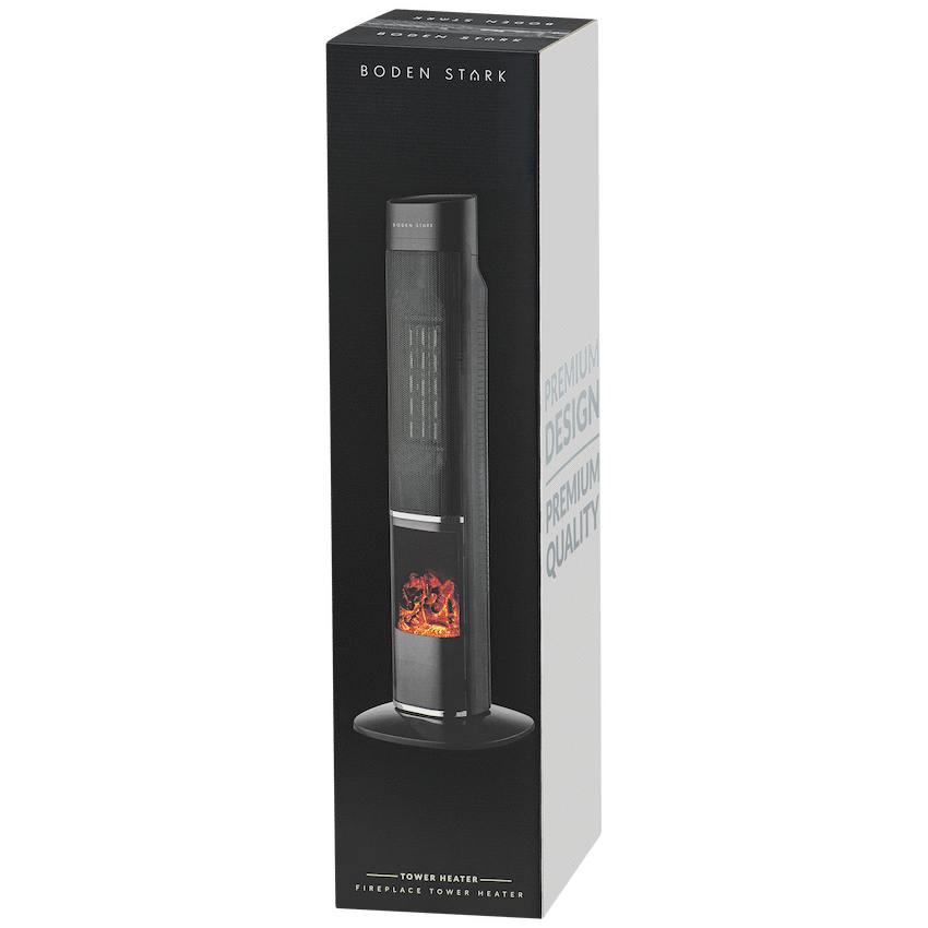 Boden Stark Fireplace Tower Heater - Guards On Duty Shop & Security Guards