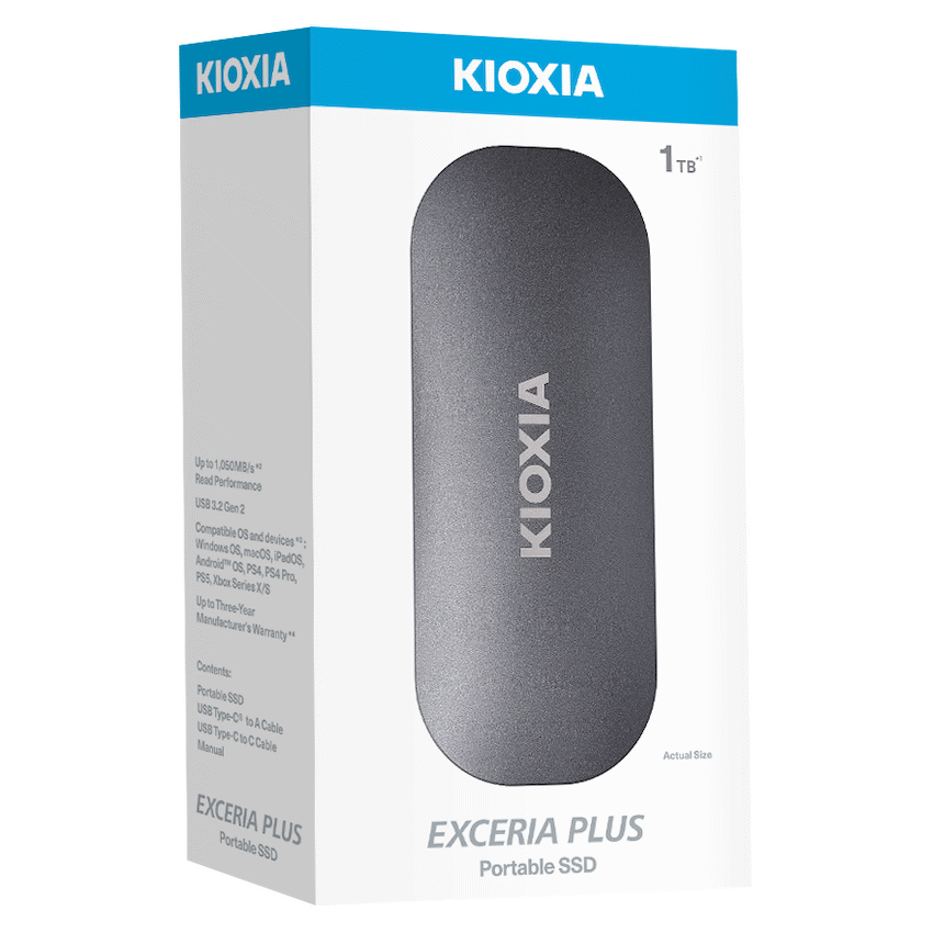 Kioxia Exceria Plus 1tb Portable SSD
