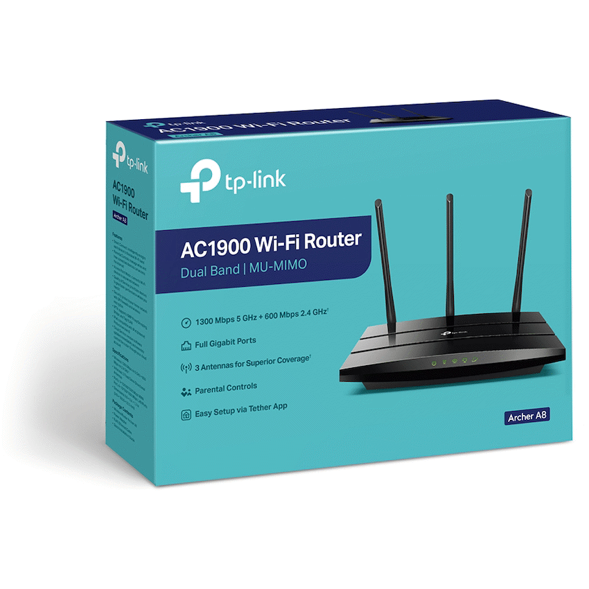 Archer A8 AC1900 Wireless MU-MIMO Wi-Fi Router