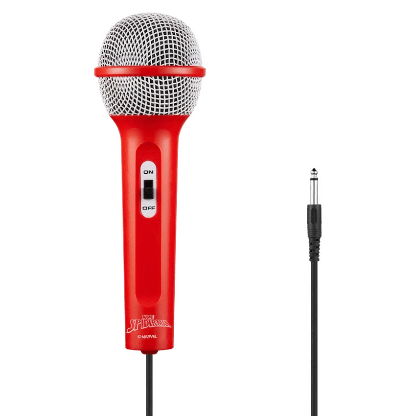 Marvel Spider-Man Galaxy LED Stars Karaoke Machine with Microphone