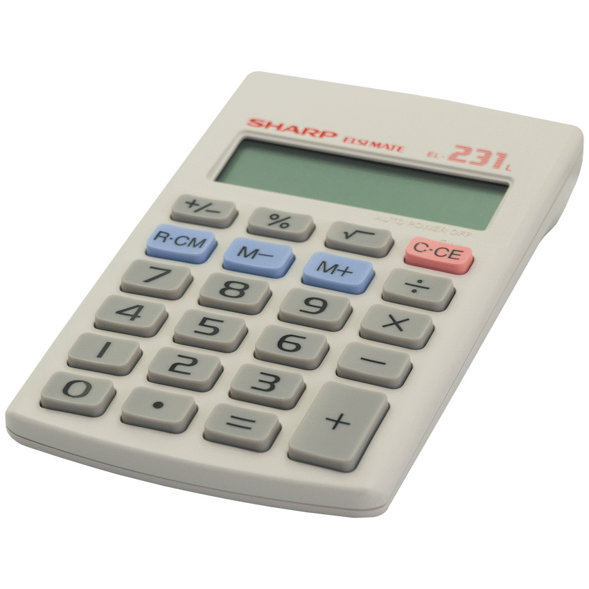 Sharp EL231 LB Pocket Calculator - Guards On Duty Shop & Security Guards