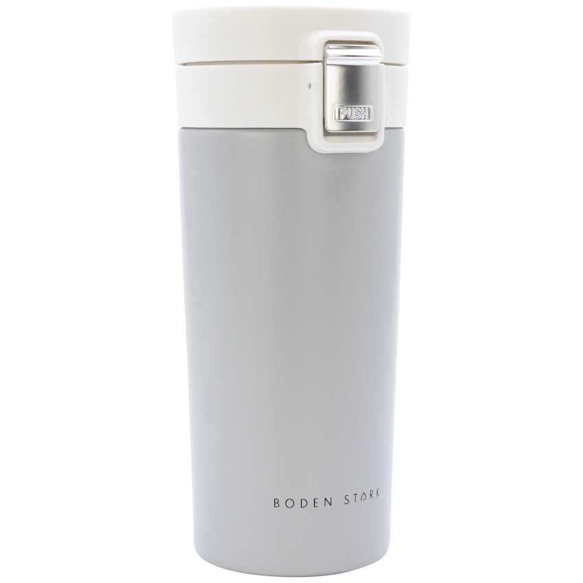 Boden Stark 380ml Travel Mug - Grey