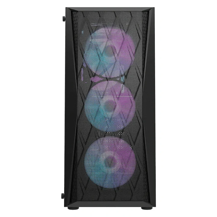 darkFlash Computer Case DK352 Plus - Black (with 4 ARGB Fans) - Guards On Duty Shop & Security Guards