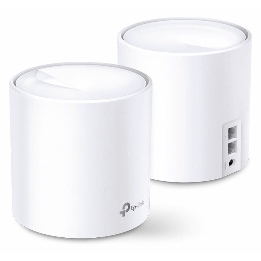 Deco X20 (2-Pack) AX1800 Whole-Home Mesh Wi-Fi 6 System (Tri-Band)