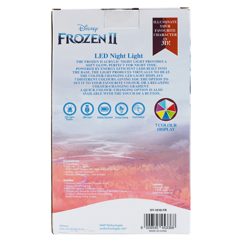 Disney LED Night Light - Frozen II - Guards On Duty Shop & Security Guards