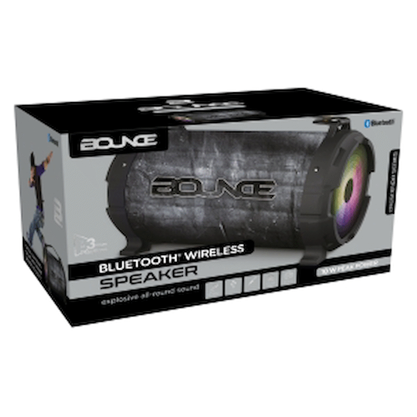 Bounce Crescendo Series Speaker - Black - Guards On Duty Shop & Security Guards
