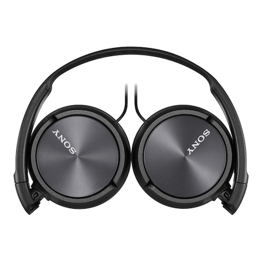 Sony MDR-ZX310AP (Black) Folding Aux Headphones with Mic