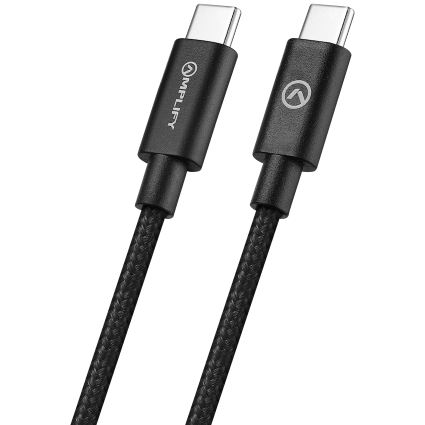 Amplify Linked Series USB-C to Type-C 60W Braided Cable 1.2m - Black - Guards On Duty Shop & Security Guards