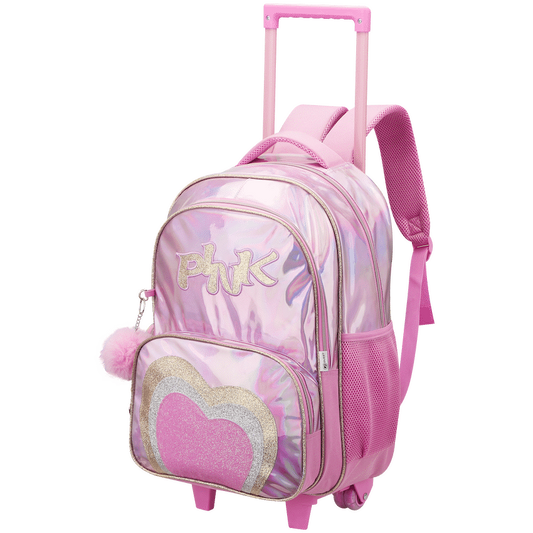 Quest Mirror-Glitz Trolley Backpack - Pink
