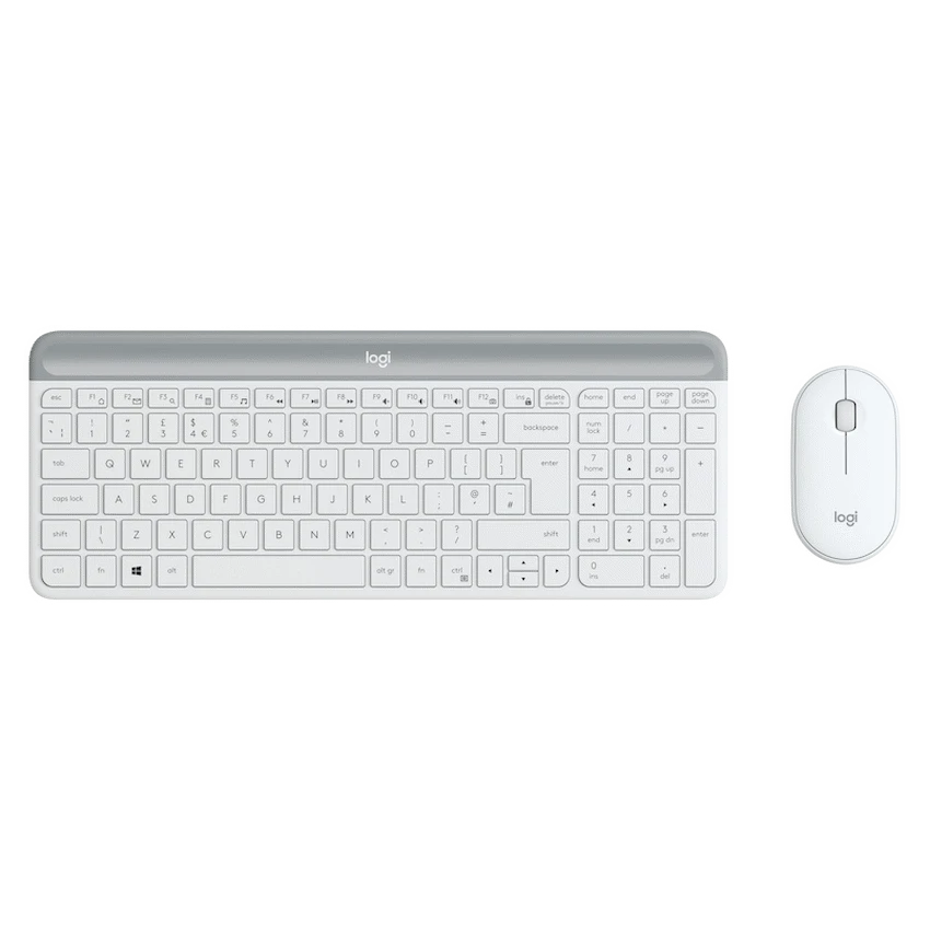 Logitech MK470 Slim Wireless Keyboard and Mouse Combo - Off White - Guards On Duty Shop & Security Guards