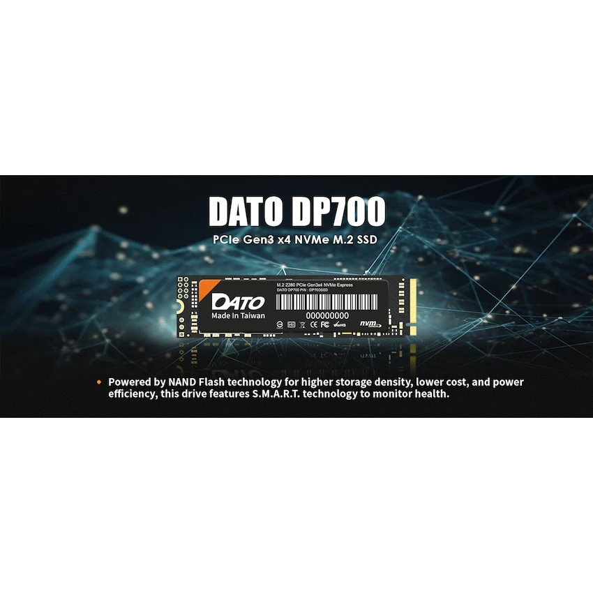 Dato DP700 NVMe M.2 2280 SSD 256gb - Guards On Duty Shop & Security Guards