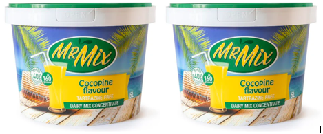 2 X 5L MR MIX DAIRY BLEND MIX COCOPINE BUCKET 1 + 7 (Sold 2 X 5L Buckets) Mr Mix COCOPINE 5L Bucket