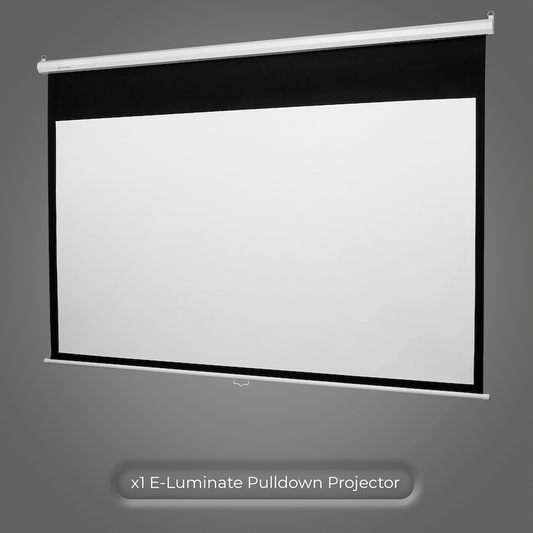 Connex E-Luminate Pull-Down Projector Screen 100in - 16:9