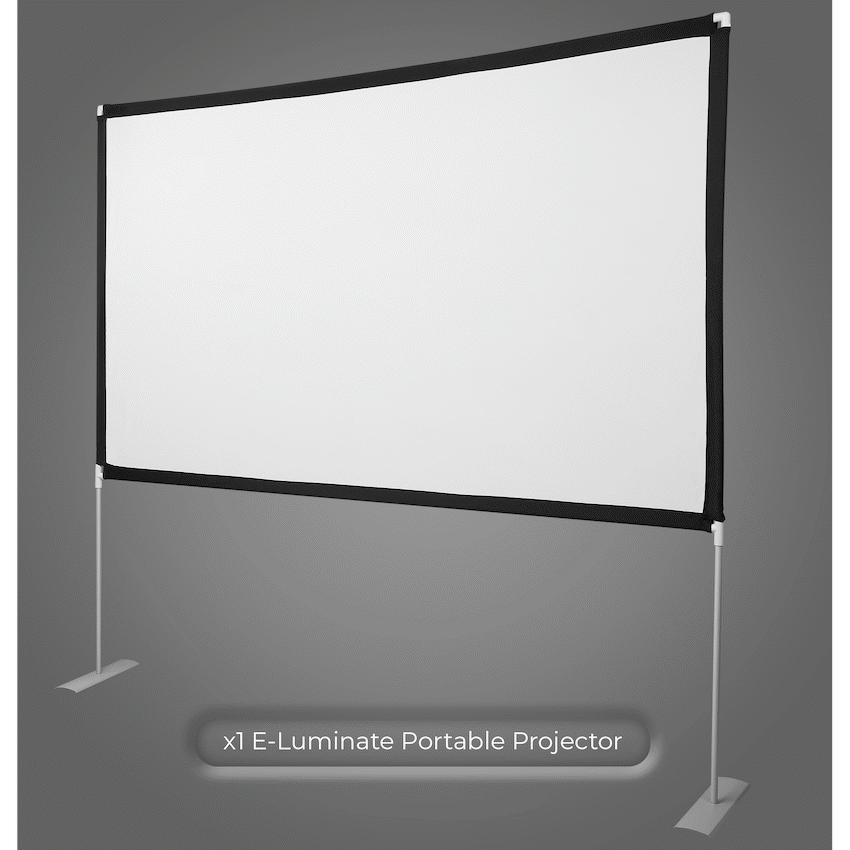 Connex E-Luminate Portable Projector Screen 100" - 16:9 - Guards On Duty Shop & Security Guards