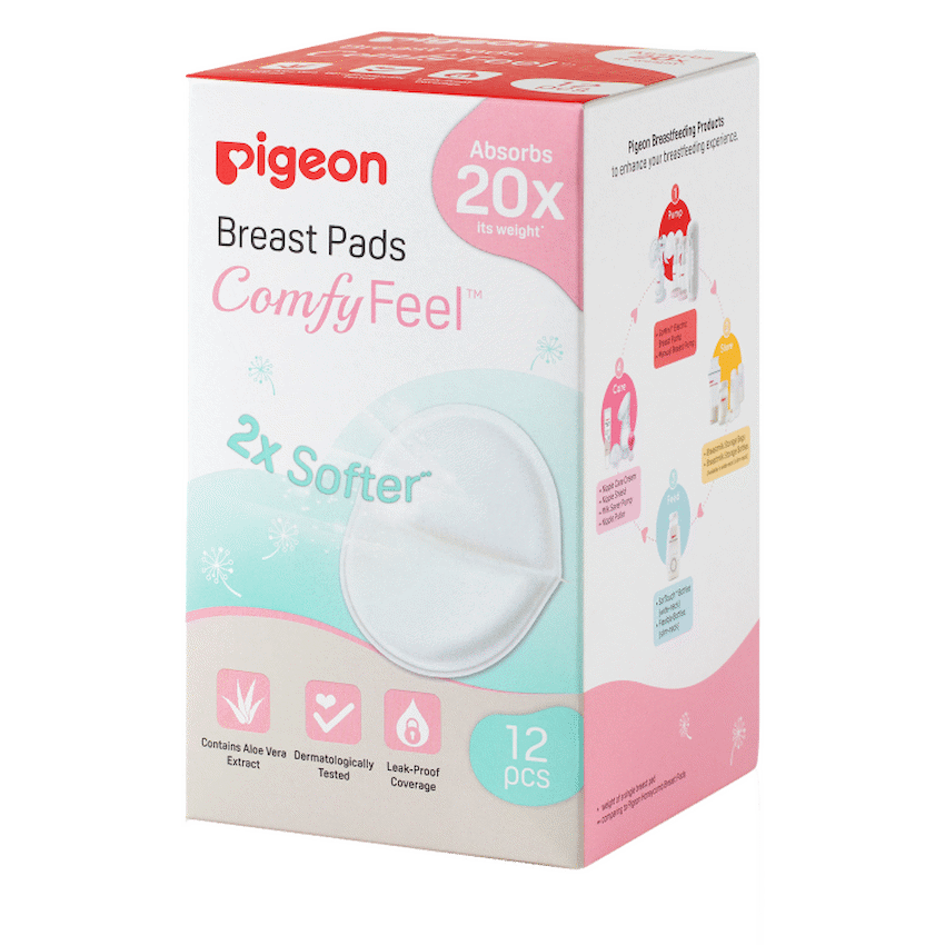 Pigeon Breast Pads Comfy Feel 12 Pc Pack