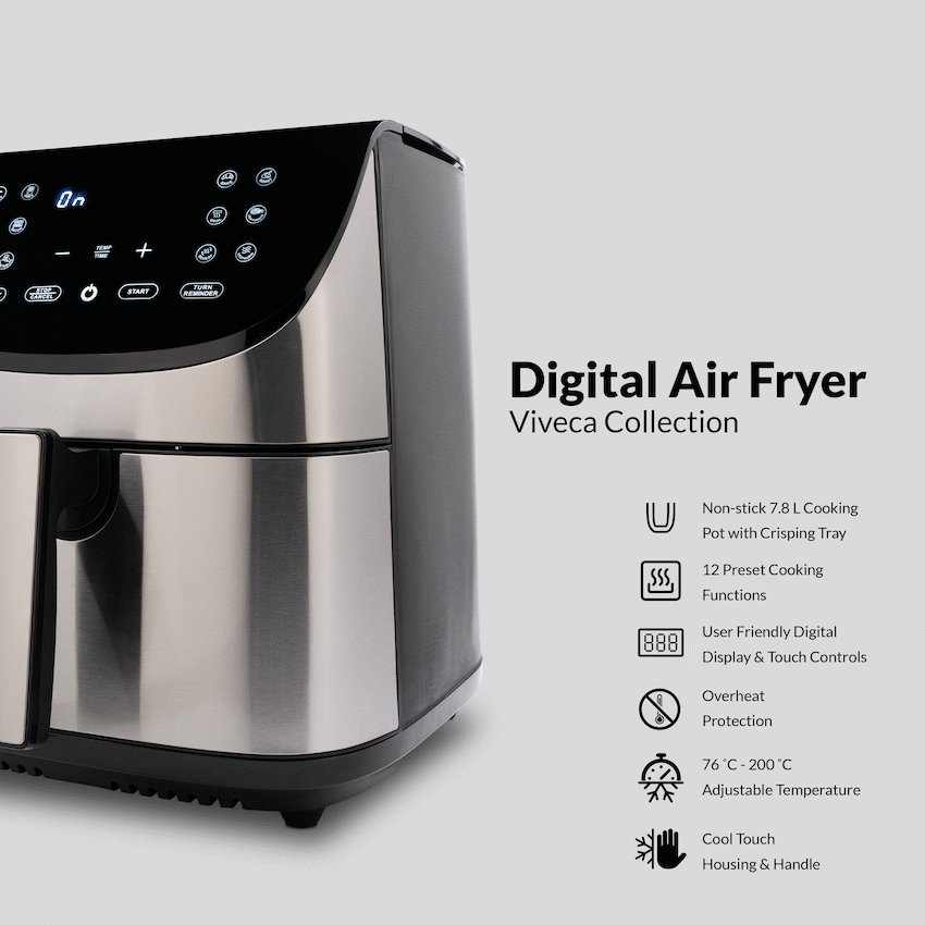 Boden Stark 7.8l Digital Air Fryer - Guards On Duty Shop & Security Guards