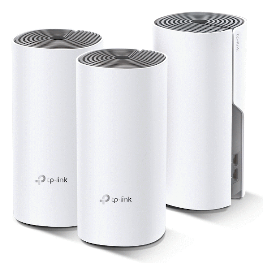 Deco E4 (3-Pack) AC1200 Whole-Home Mesh Wi-Fi System
