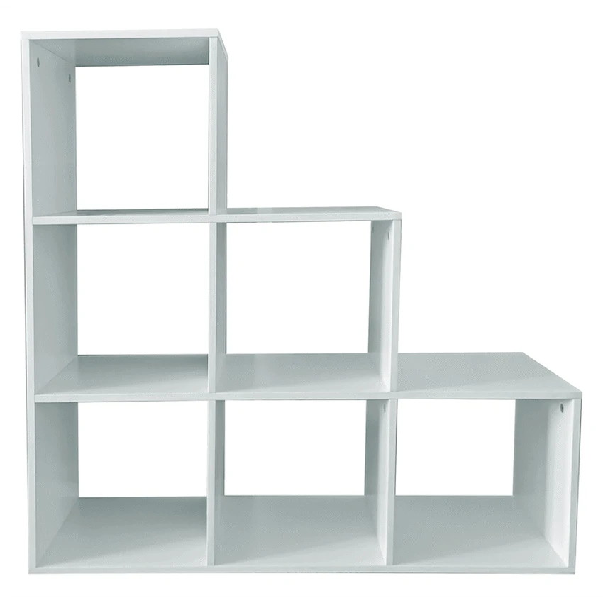 Everfurn Hexagon Bookshelf, High Pressure Laminate