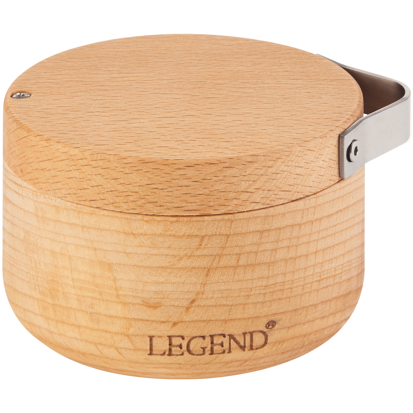 Legend Premium Beechwood salt cellar w/s ( Order in Qty of 6)