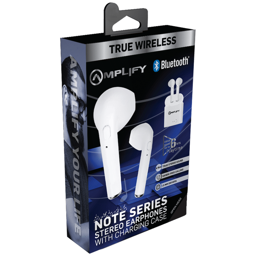 Amplify Note 2.0 Series TWS Earphone Pods - White - Guards On Duty Shop & Security Guards