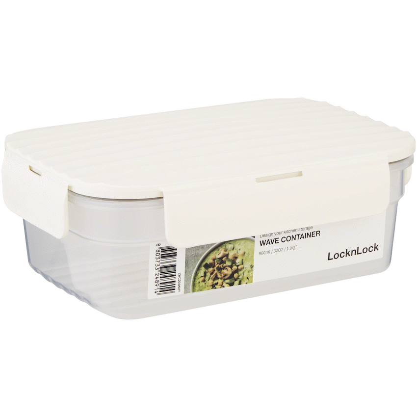 LocknLock Wave container 960ml white