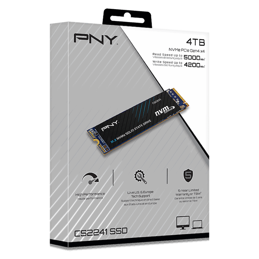 PNY 1TB Gen4 NVMe M.2 2280 Solid State Drive