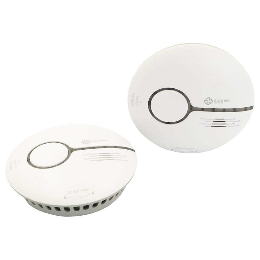 Smart Wi-Fi Smoke Detector Alarm Twin Pack - Guards On Duty Shop & Security Guards