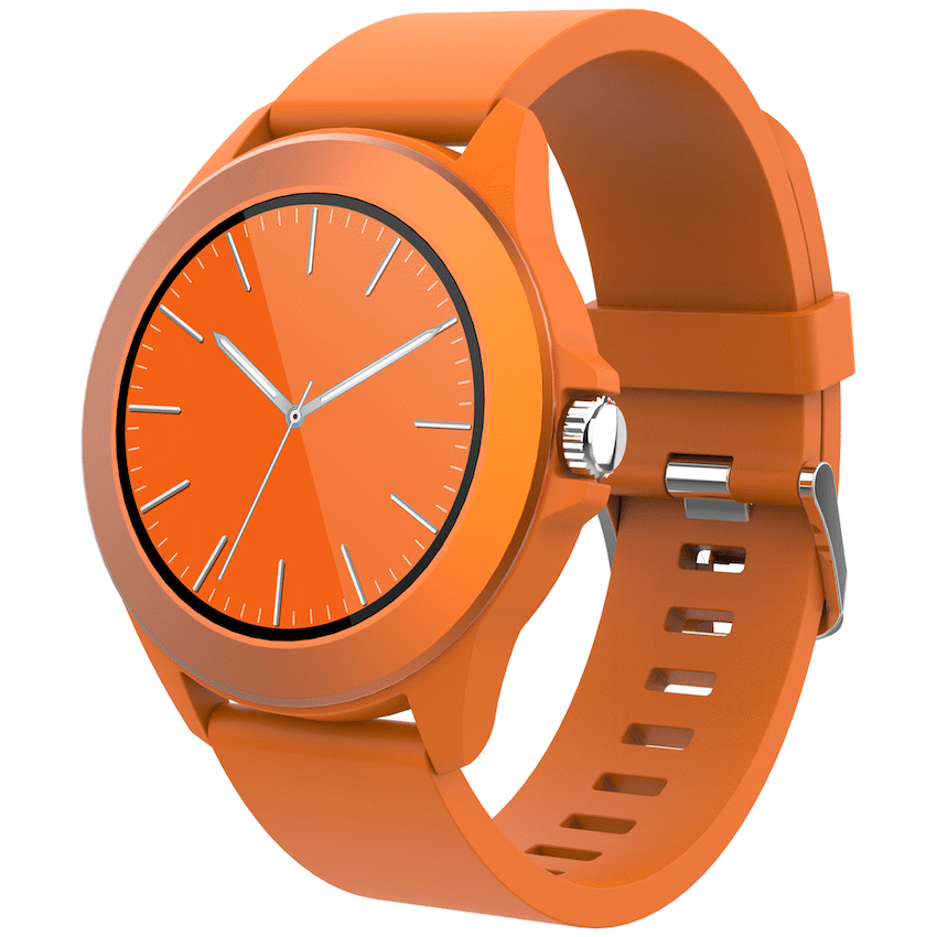 Volkano Splash Series Round Smartwatch - Orange