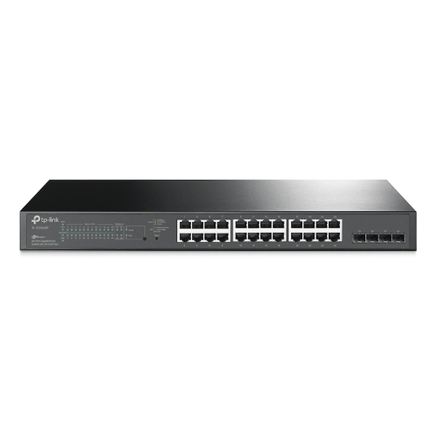 Omada TP-Link SG2428P JetStream 28-Port Gigabit Smart Switch with 24-Port PoE+