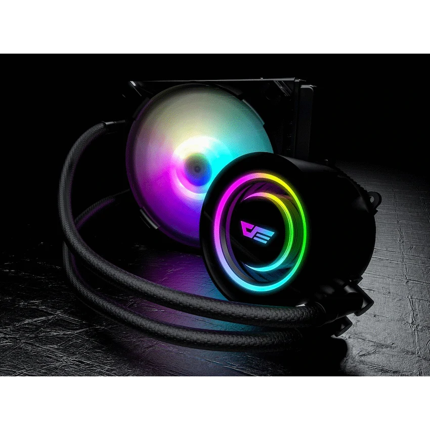 darkFlash DX120 V2.6 Liquid CPU Cooler - Black
