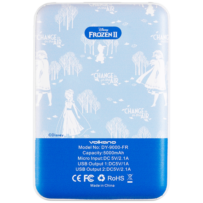 Disney 5000 mAh Power Bank - Frozen II - Guards On Duty Shop & Security Guards