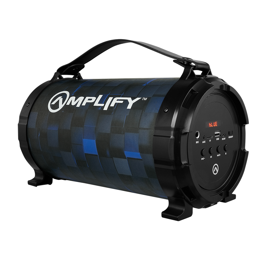 Amplify Thump Series Bluetooth Speaker -Black/Blue - Guards On Duty Shop & Security Guards