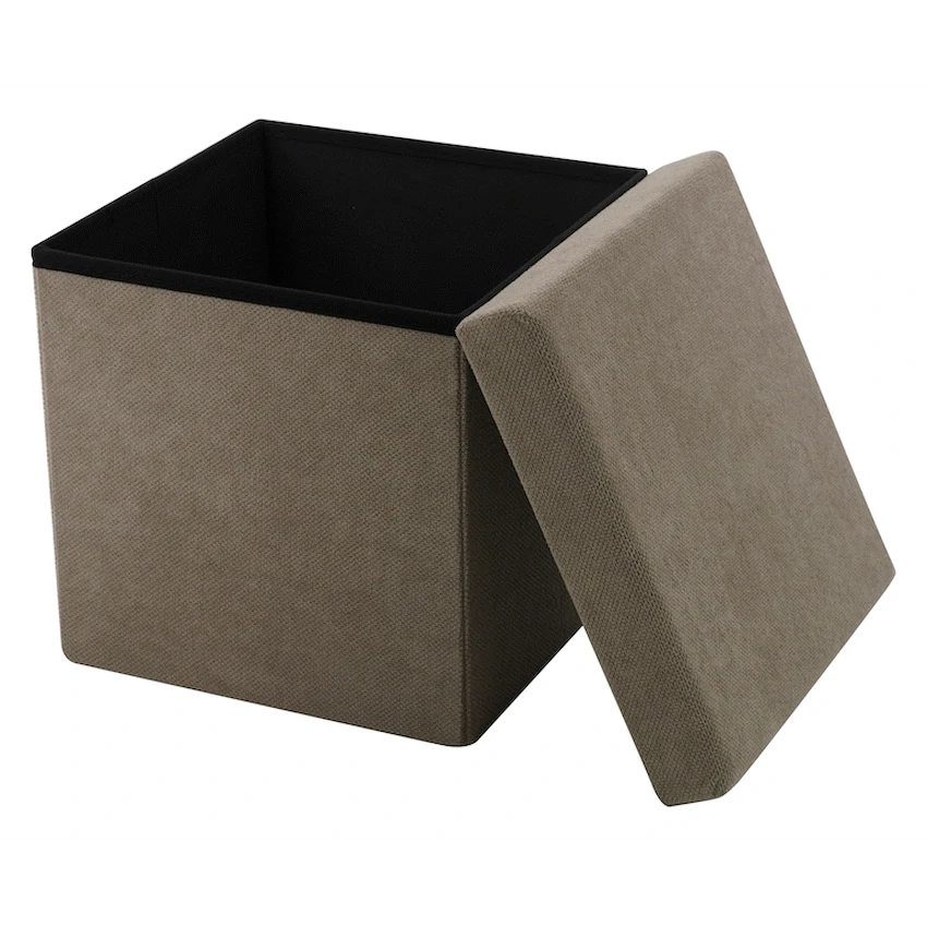 Everfurn Dreambox Ottoman with Storage - Brown