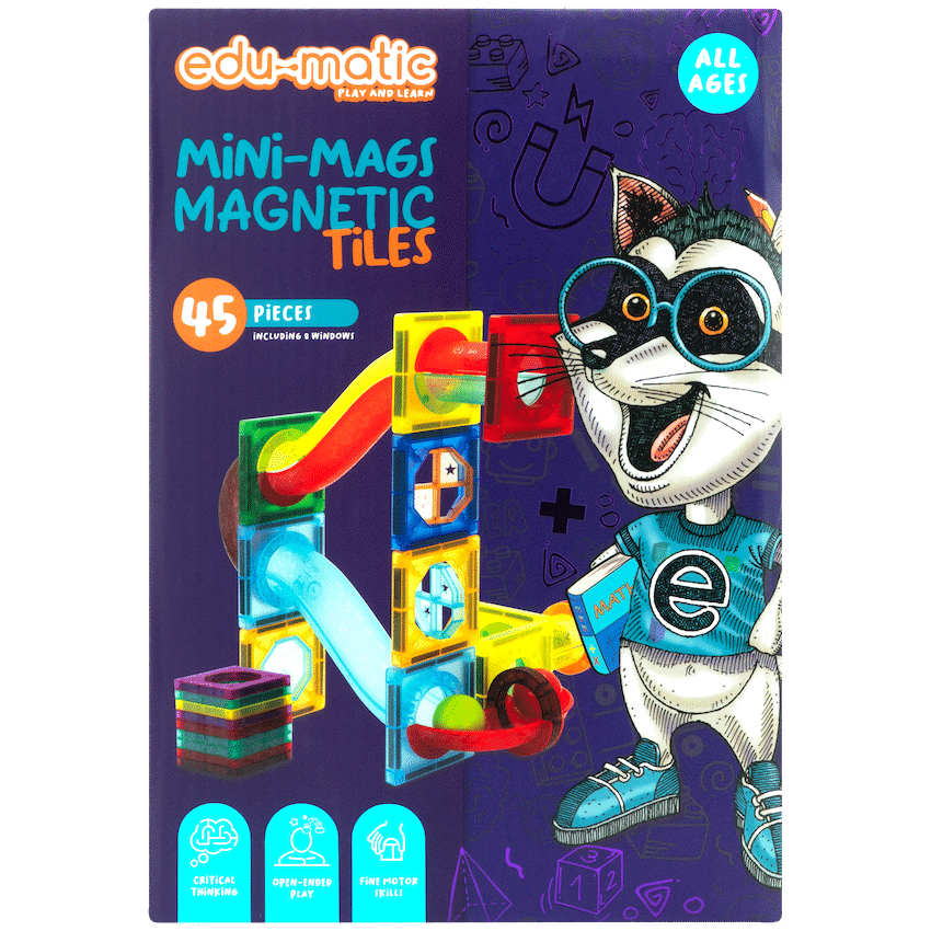 45 Magnetic Tiles and Marble Run Parts - Guards On Duty Shop & Security Guards