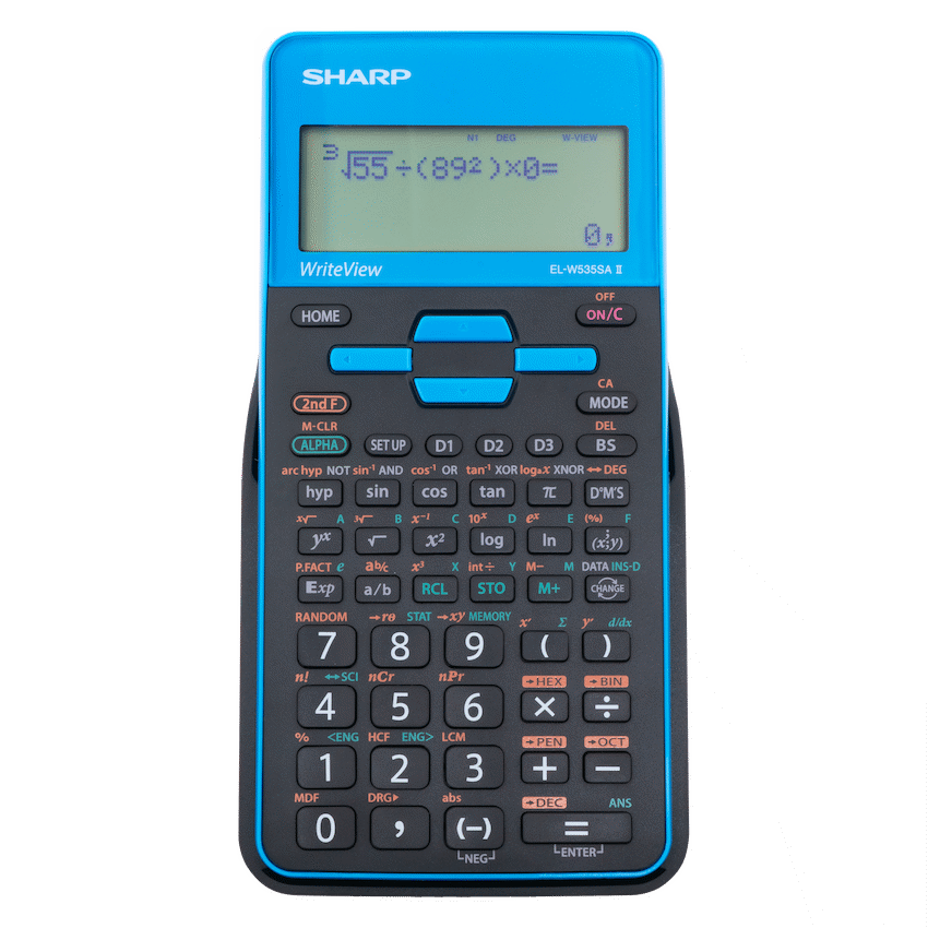 Sharp EL-W535SAII Blue Scientific Calculator