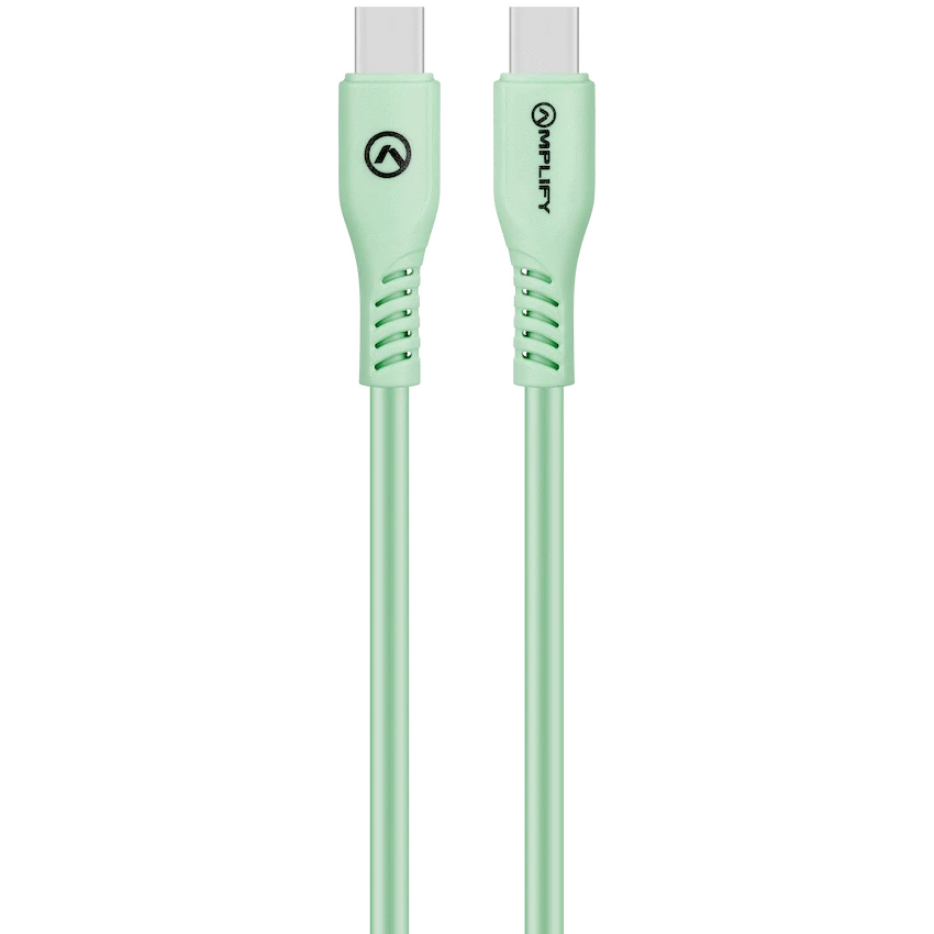 Amplify CoreCharge 1.2m USB-C to USB-C Cable - Teal - Guards On Duty Shop & Security Guards