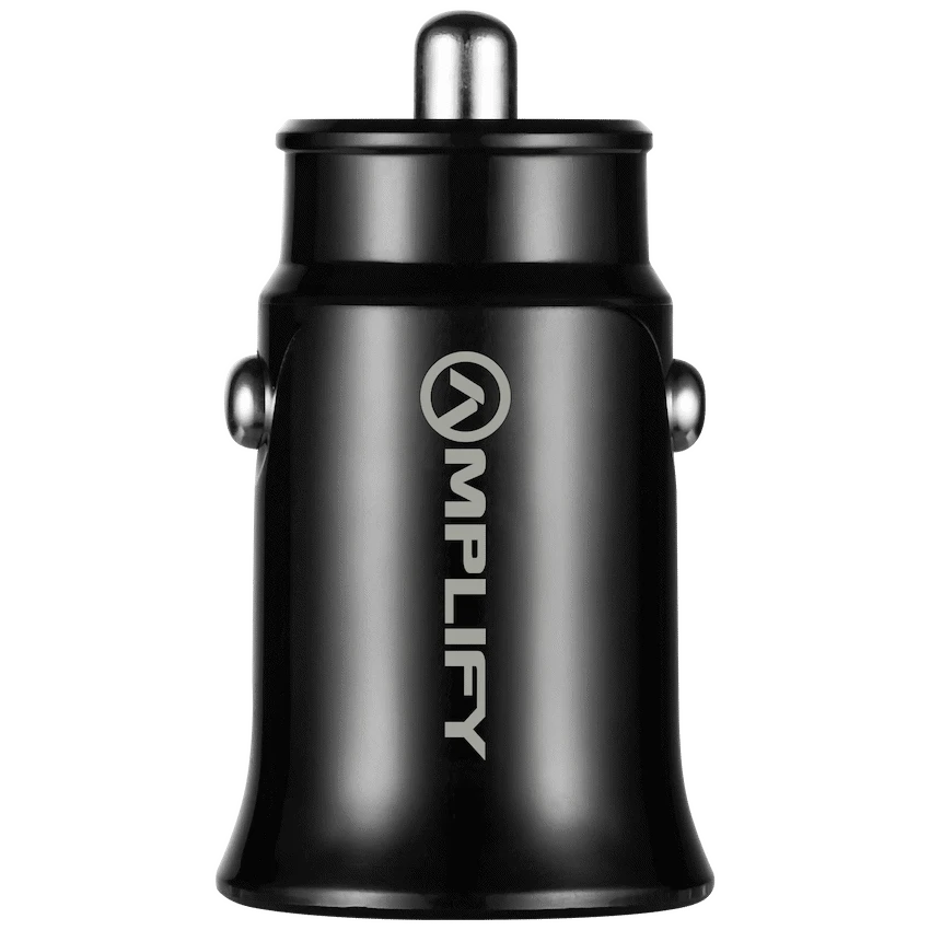 Amplify Voltix Series 12W Dual USB and USB-C Car Charger - Guards On Duty Shop & Security Guards
