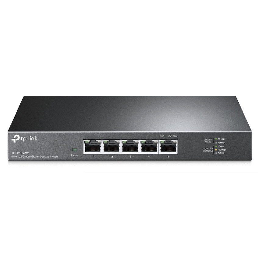 TL-SG105-M2 5-Port 2.5G Multi-Gigabit Desktop Switch
