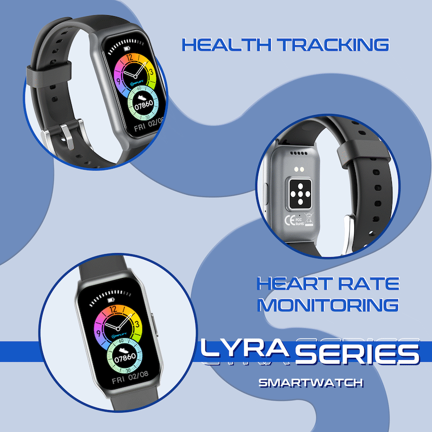 Amplify Lyra Series Smartwatch - Black - Guards On Duty Shop & Security Guards