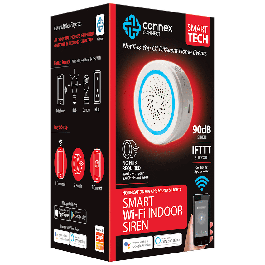 Smart Wi-Fi Siren Alarm - Indoor - Guards On Duty Shop & Security Guards