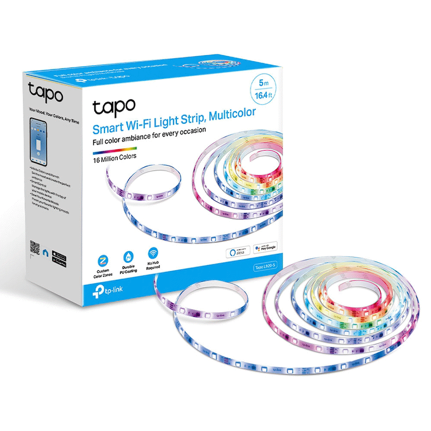 Tapo TP-Link Tapo L920-5 5m Smart Wi-Fi Light Strip - Multicolor