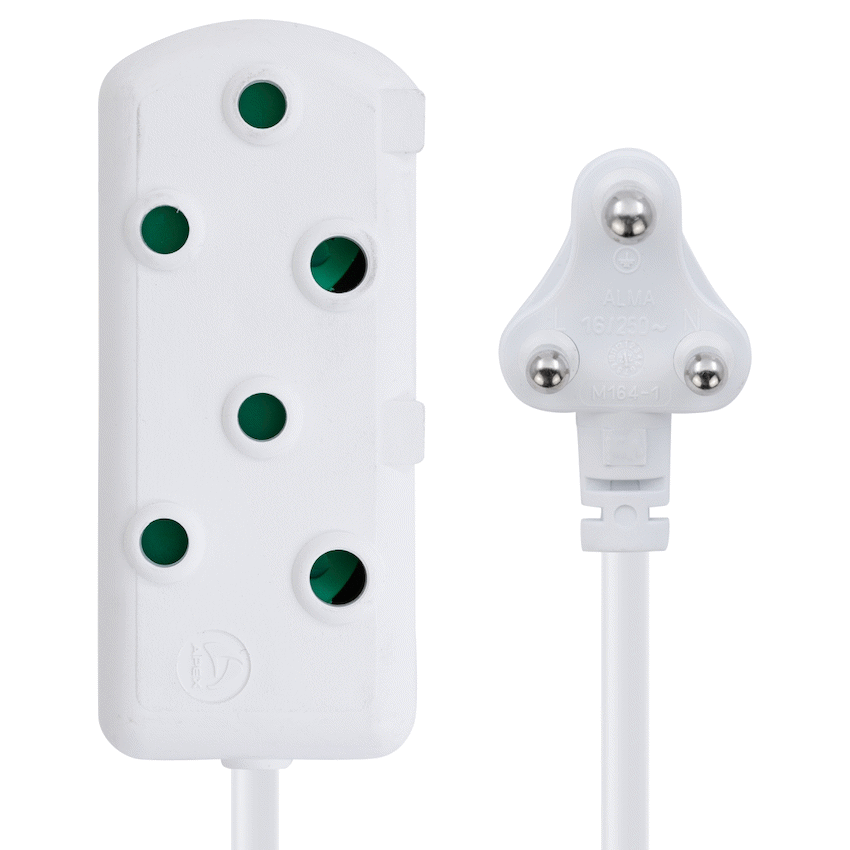 Nexon Heavy DUTY Side By Side(SBS) EXTENSION LEADS 5M