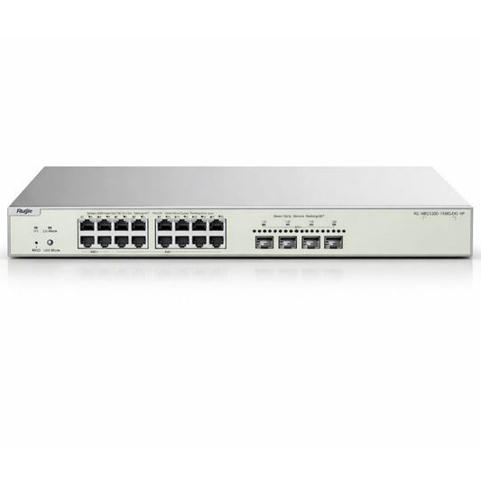 Reyee 16 Port 2.5Gbps PoE Cloud Managed Switch with 4 SFP+ 10GE Uplinks