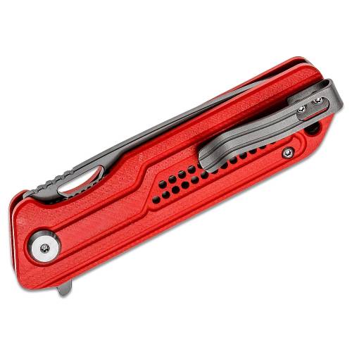 Bestech Circuit D2 Red Milled Contoured G10 Handle - BG35C-2