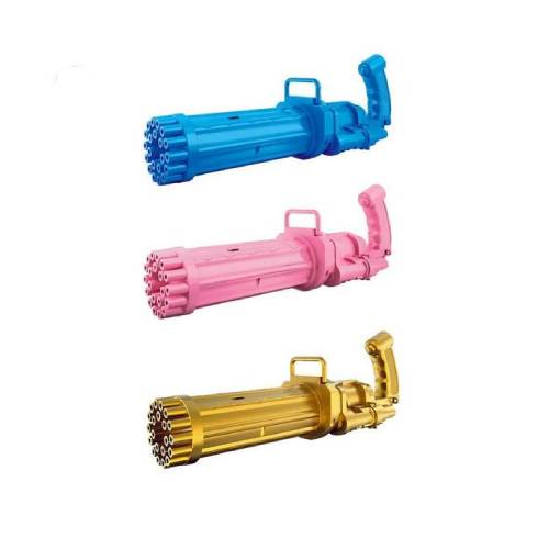 BG04 BUBBLE GATLING GUN GLITTER 35CM - ASSORTED