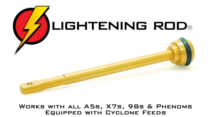 Tech T Lightning Rod for A-5, X7, 98 with Cyclone Feeders